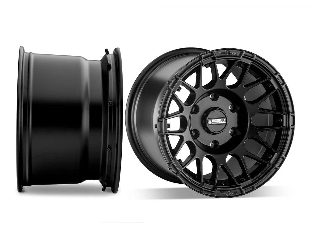 10" Satin Black Hellfire Wheels for Assault Industries (2010–2023)