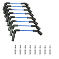 NGK Wire Set & 8 Iridium IX Spark Plugs for 9-7x Avalanche Sierra 1500 (2005–2009)