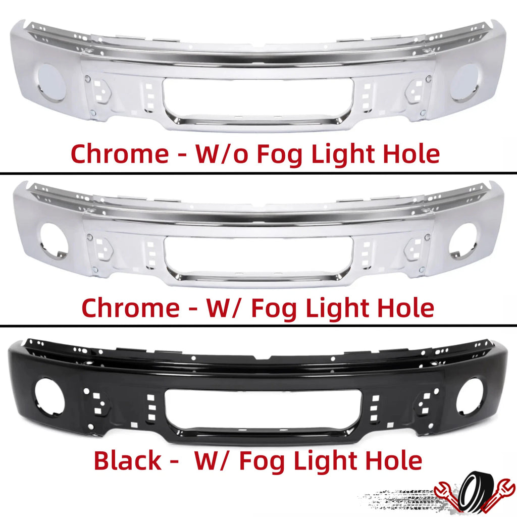Chrome Front Bumper Face Bar for Ford F-150 (2009–2017)