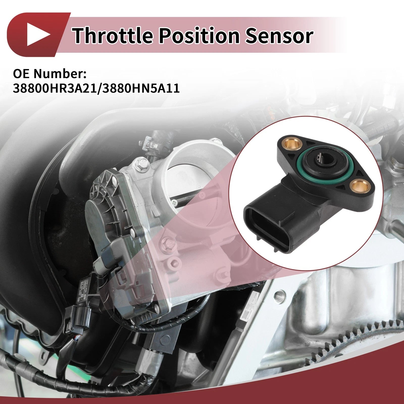 Throttle Position Sensor for Honda Foreman 450 (2002–2004) No.38800HR3A21