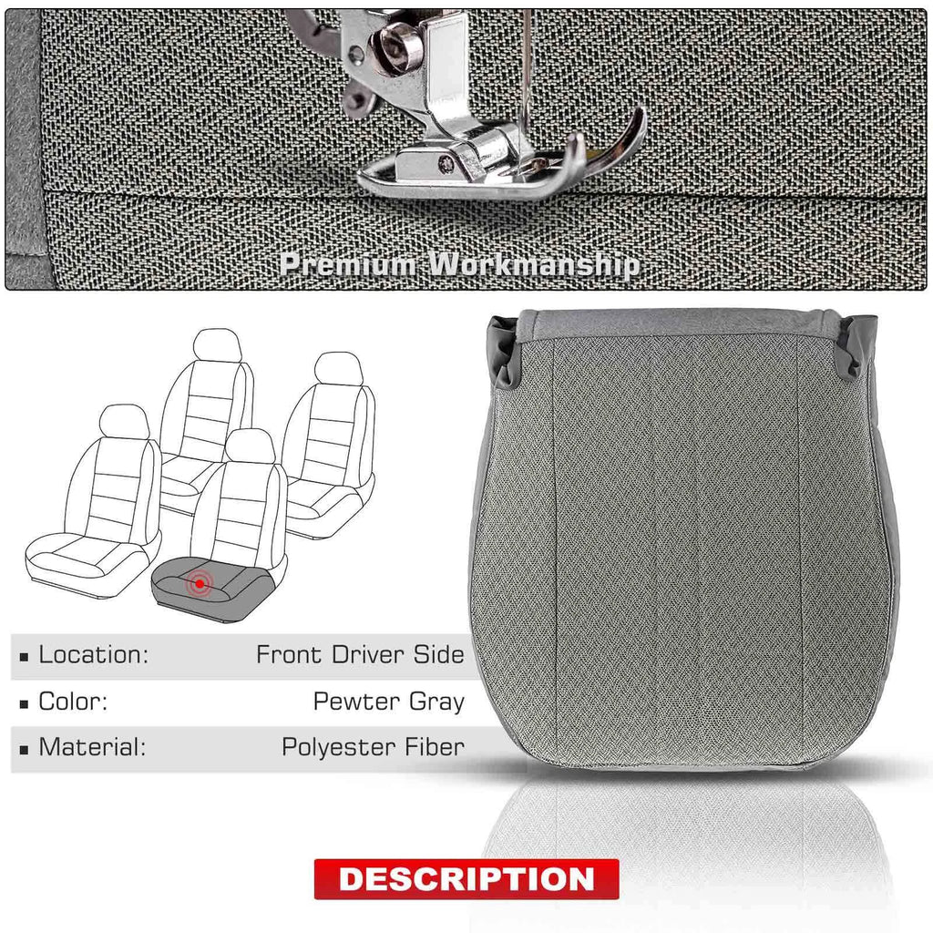 Front LH Seat Bottom Cover for Chevy Express 1500/2500/3500 (2003–2014)
