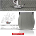 Front LH Seat Bottom Cover for Chevy Express 1500/2500/3500 (2003–2014)