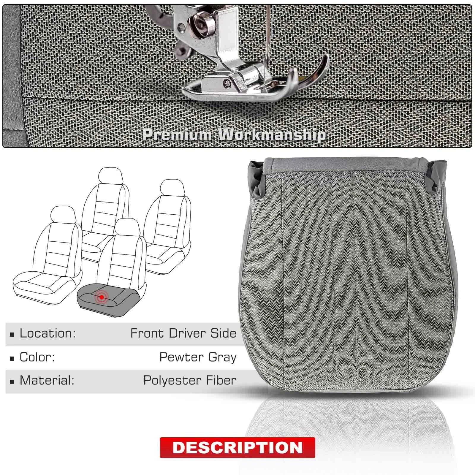 Front LH Seat Bottom Cover for Chevy Express 1500/2500/3500 (2003–2014)