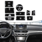 Rubber Handbrake Parking Button Cap Cover Decal for Accord