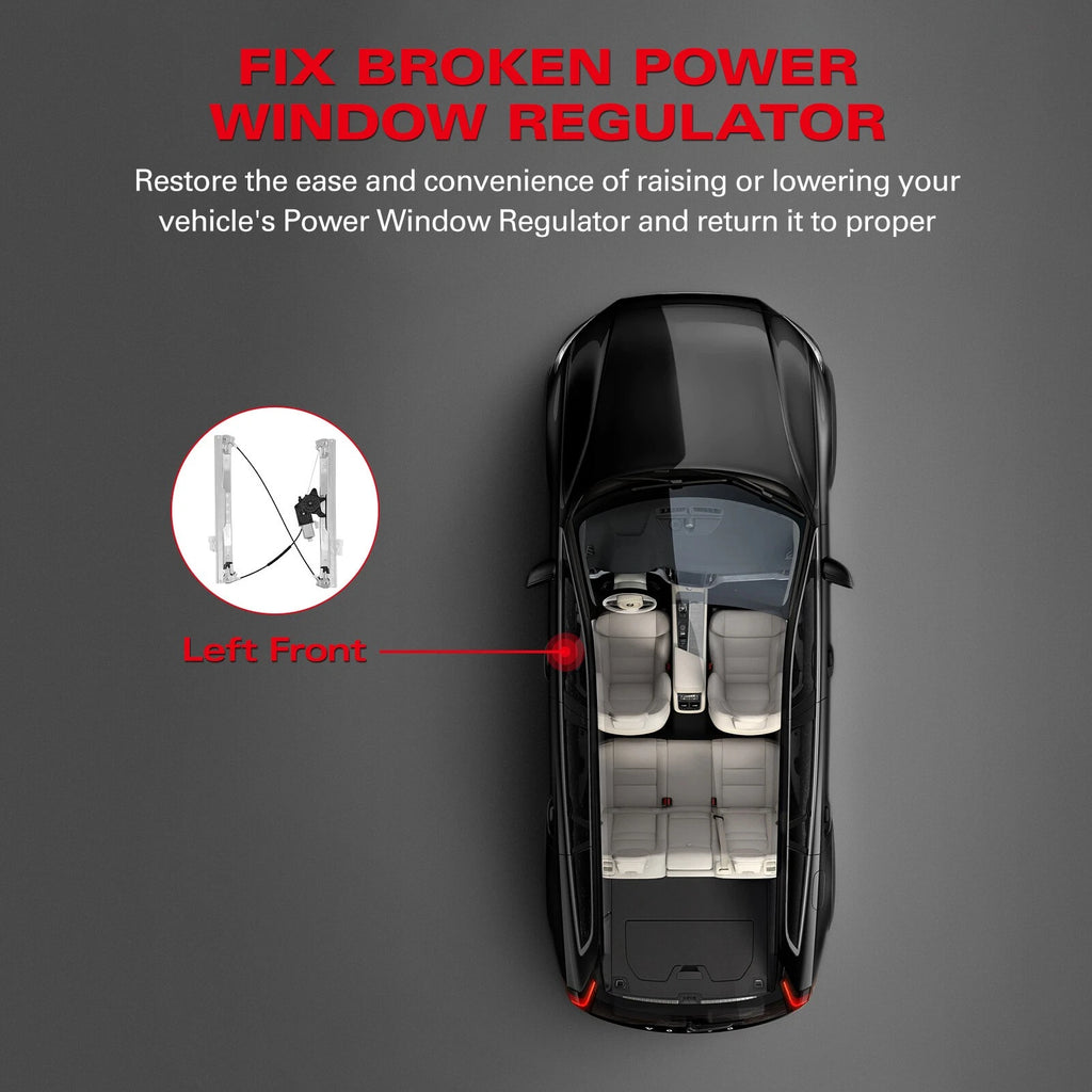Power Window Regulator for Ford Mustang (2010–2014) Left