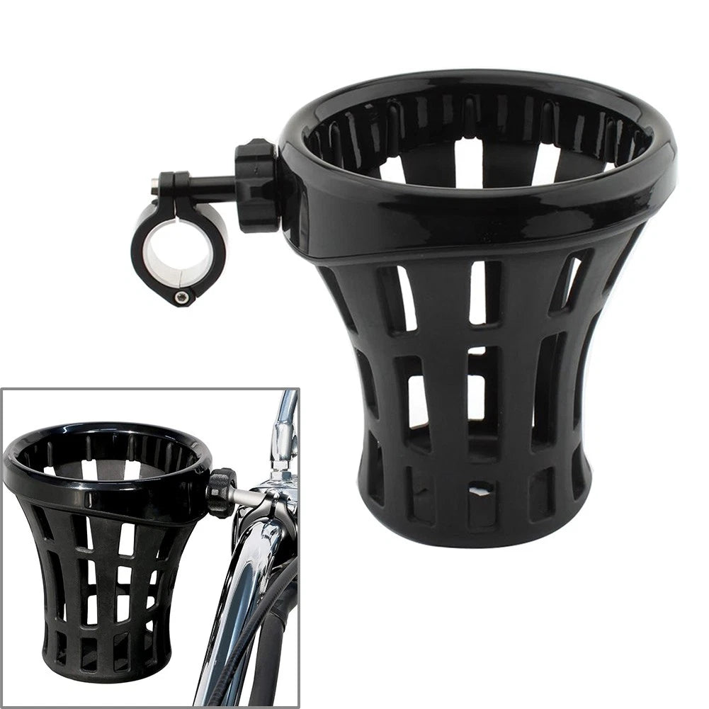 Large Motorcycle Drink Cup Holder with 7/8"-1" Aluminum Clamp Universal