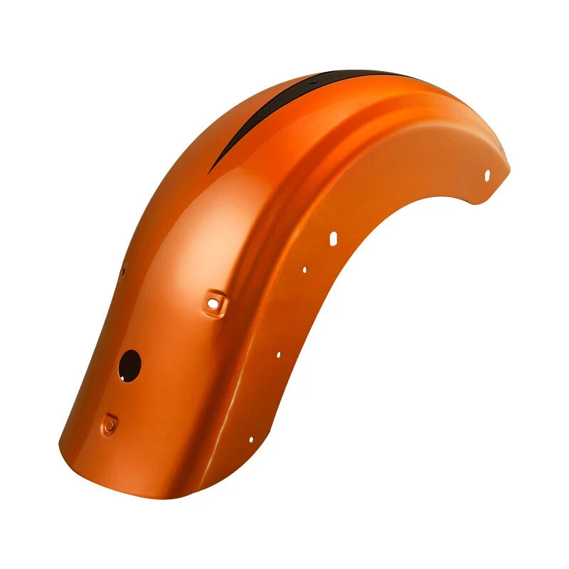 Rear Fender for Harley Touring Glide (2009–2023) Scorched Orange/Black Denim