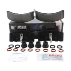 Set of 4 Bosch QuietCast Front Semi-Metallic Brake Pads for Cadillac Chevy Dodge GMC