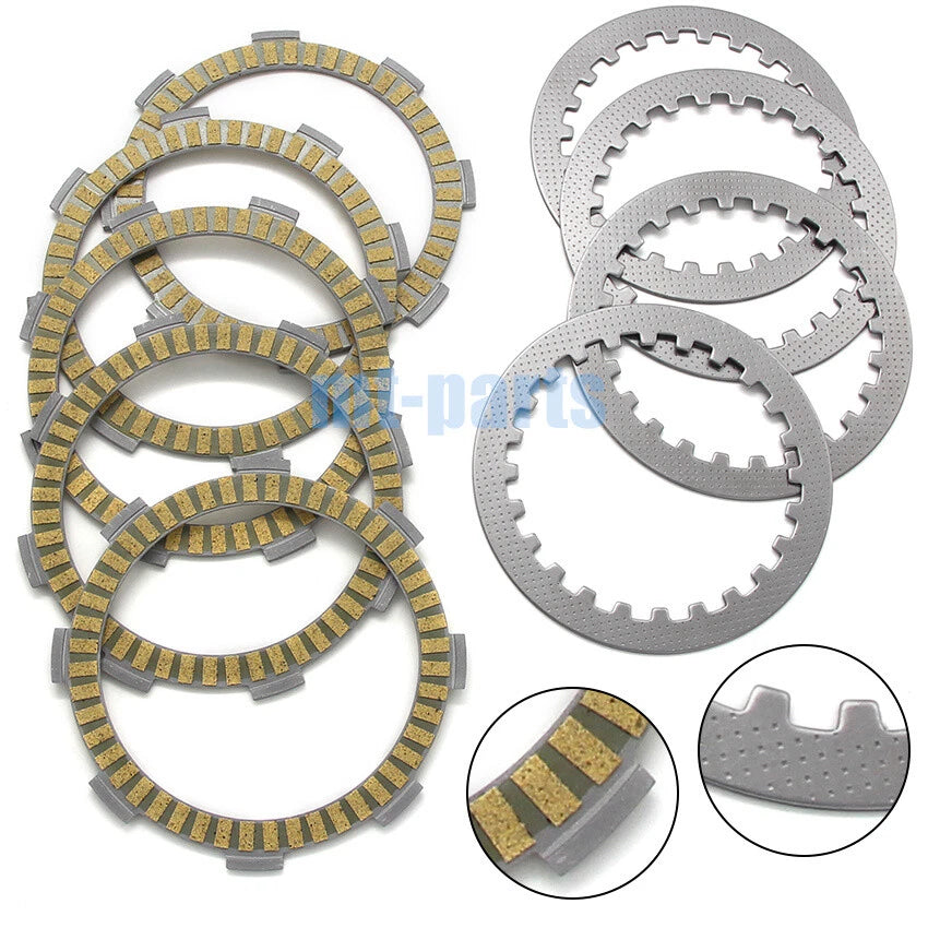 Clutch Friction Disc Plate Kit for Honda CT125A (1977), TL125 S (1976), XLR125 RW (1998–1999)