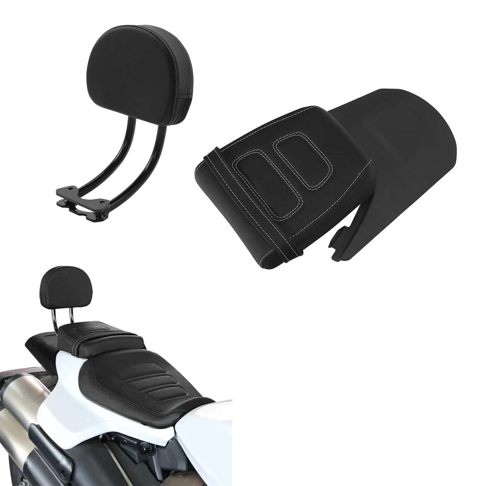 Rear Passenger Seat & Backrest Pad for Sportster S RH1250S (2021-2025)