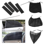2X Car Window Net Door Mesh Sun Visors for Universal Fit