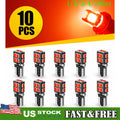 Set of 10 Red LED Parking Light Bulbs for Various Vehicles
