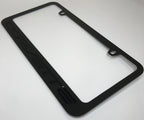 Matte Black License Plate Frame for Chevrolet C7 Corvette (2014–2019)