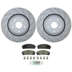 Front Brake Kit 328mm Drill Rotor Bosch Ceramic Pad for NX300h (2015–2023)