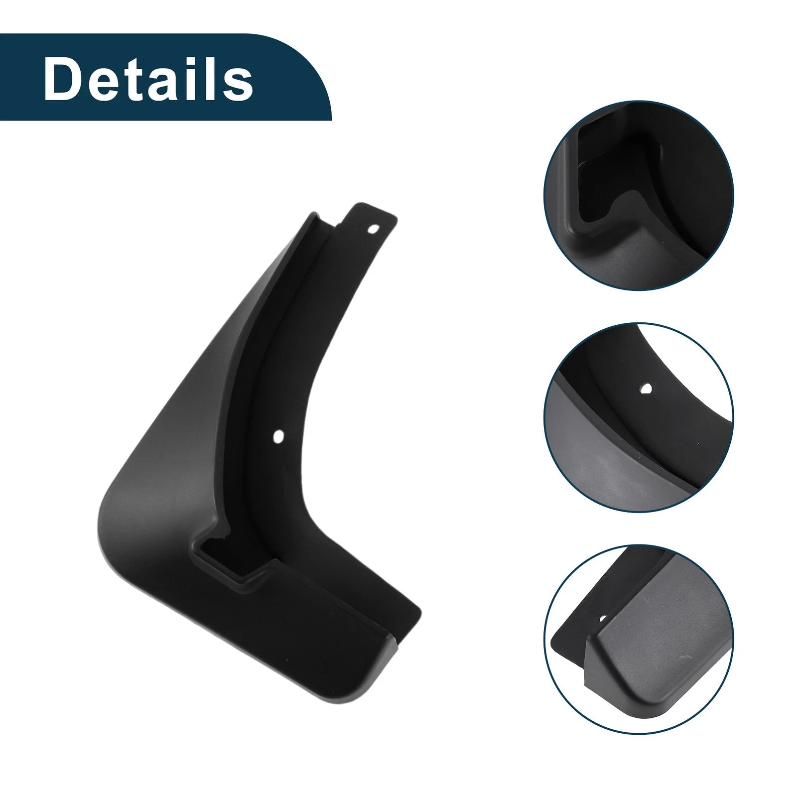 Set of 2 Mud Flaps Splash Guards for Volkswagen Golf 7 R-Line (2017–2018)