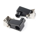 Fog Light Bracket for Motorcycle - Metal Alloy Black