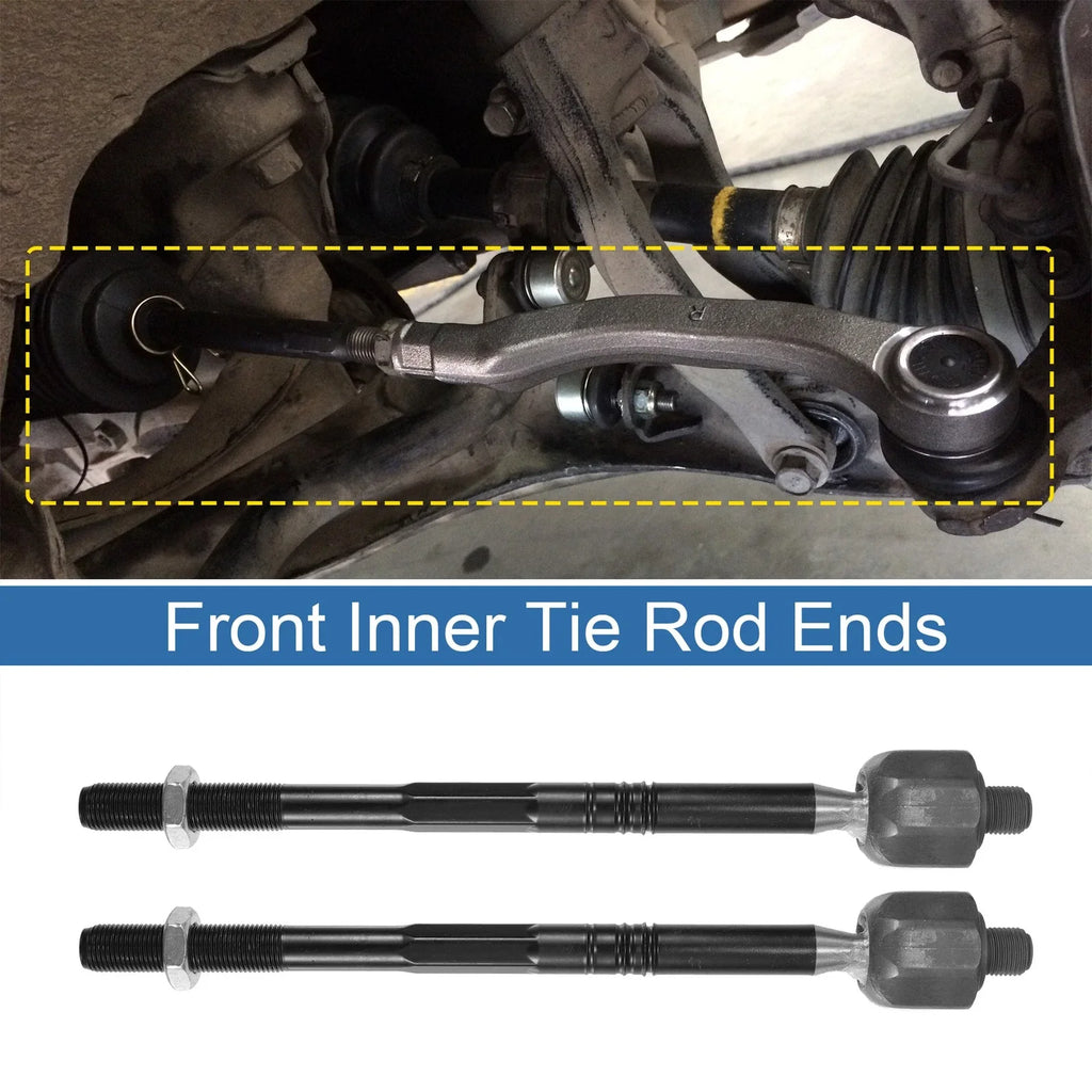 2 x Front Inner Tie Rod End Links for Chevrolet Cruze (2011-2015)