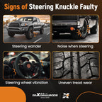 Steering Knuckle Front Right for Toyota Tacoma (2005–2019) 2.7L 3.5L 4.0L 4WD
