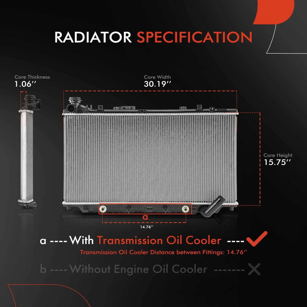 Radiator with Oil Cooler for Chevy Caprice (2012-2017)