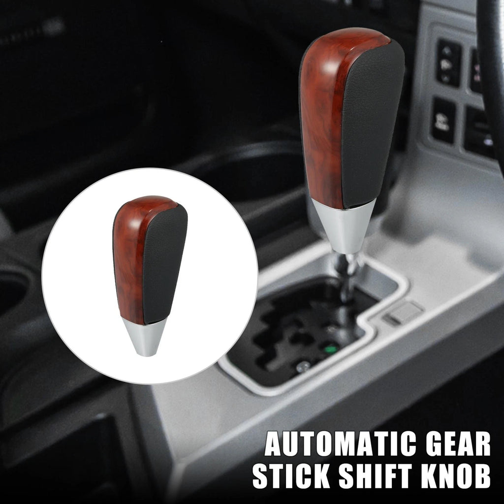 Gear Shift Knob for Toyota Land Cruiser (2016–2017) Grain Red Brown