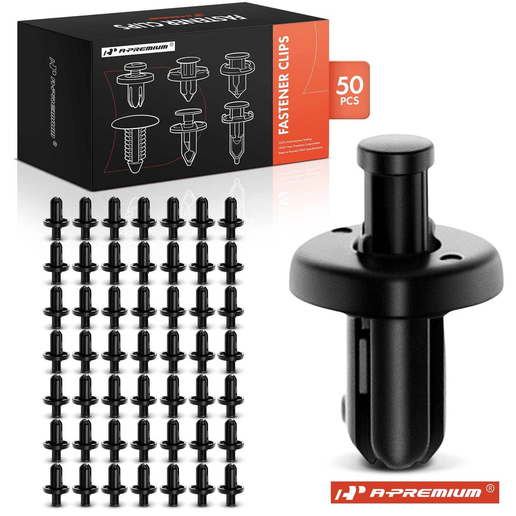 50Pcs Push Type Bumper Cover Retainer Clips for Subaru 