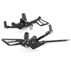 Rearsets Foot Pegs for Suzuki GSXR1000 GSXR600 GSXR750 (2000-2005) Black