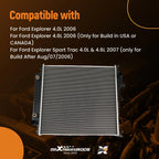 Auto Trans Radiator for Ford Explorer Sport Trac (2006–2007)