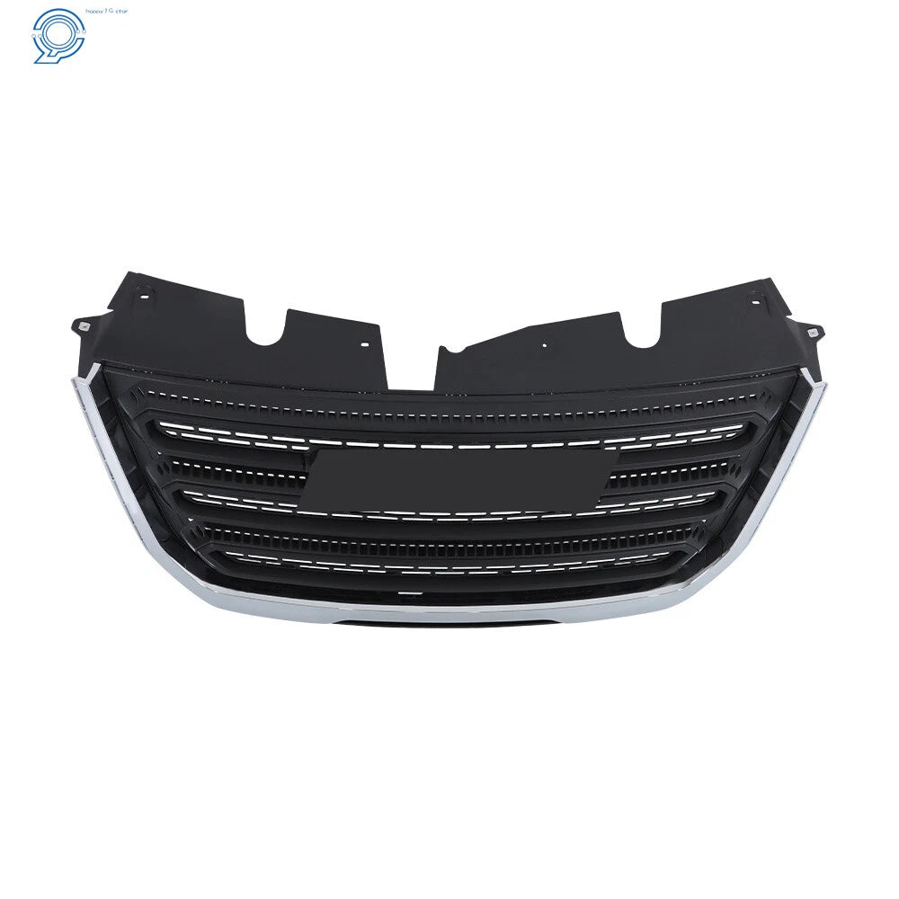 Front Grille for GMC Terrain SL SLE (2016-2017) Chrome Frame Black Mesh