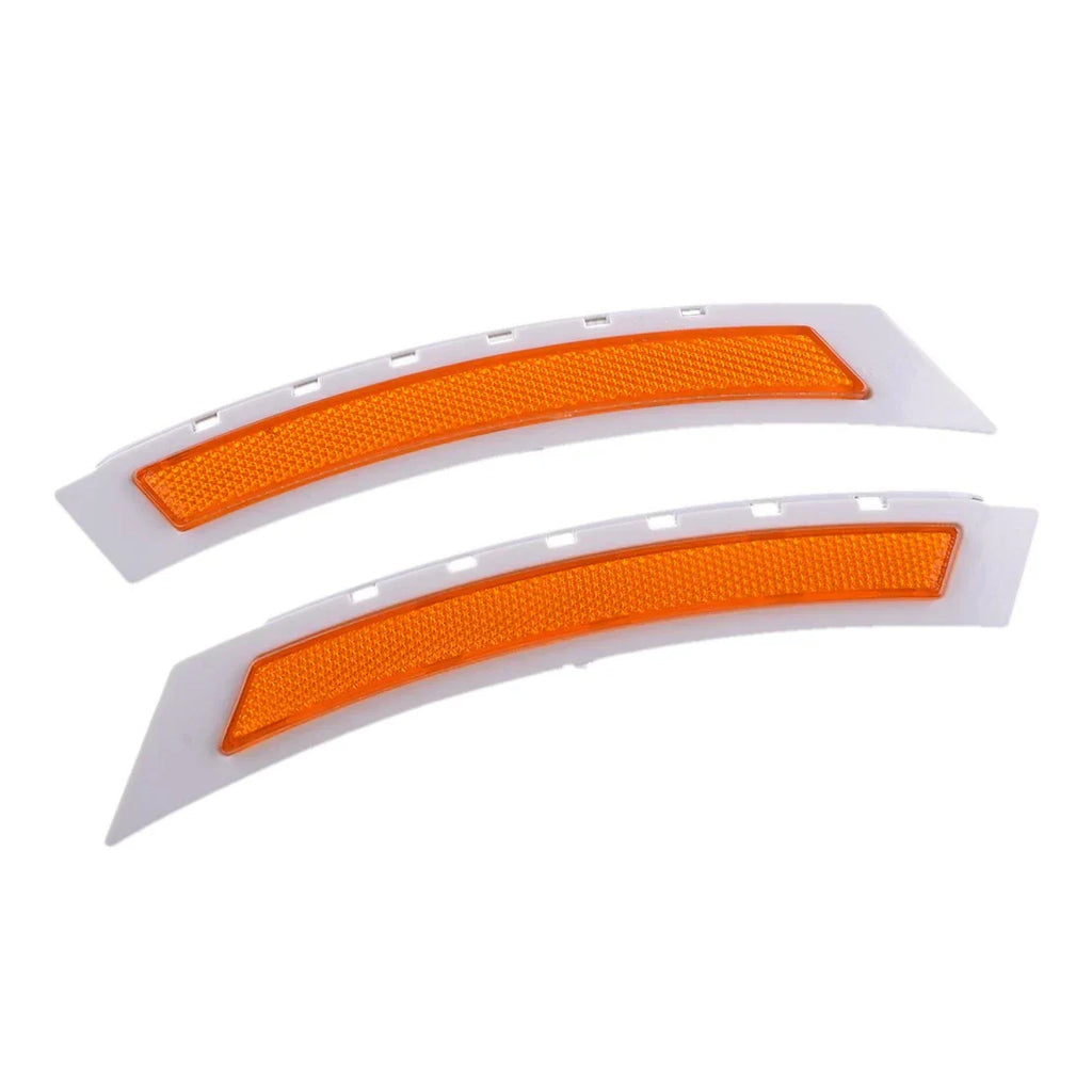 Front Bumper Reflectors 2 x Amber for BMW 5 Series E60 E61 (2007-2010)