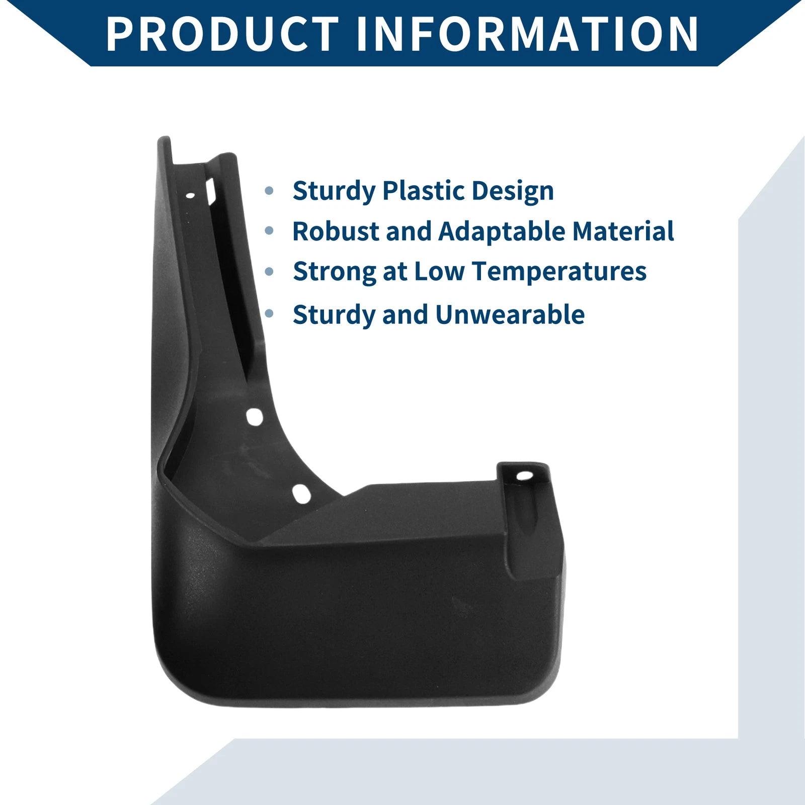 Set of 2 Mud Flaps Splash Guards for Mercedes-Benz GLC (2023)
