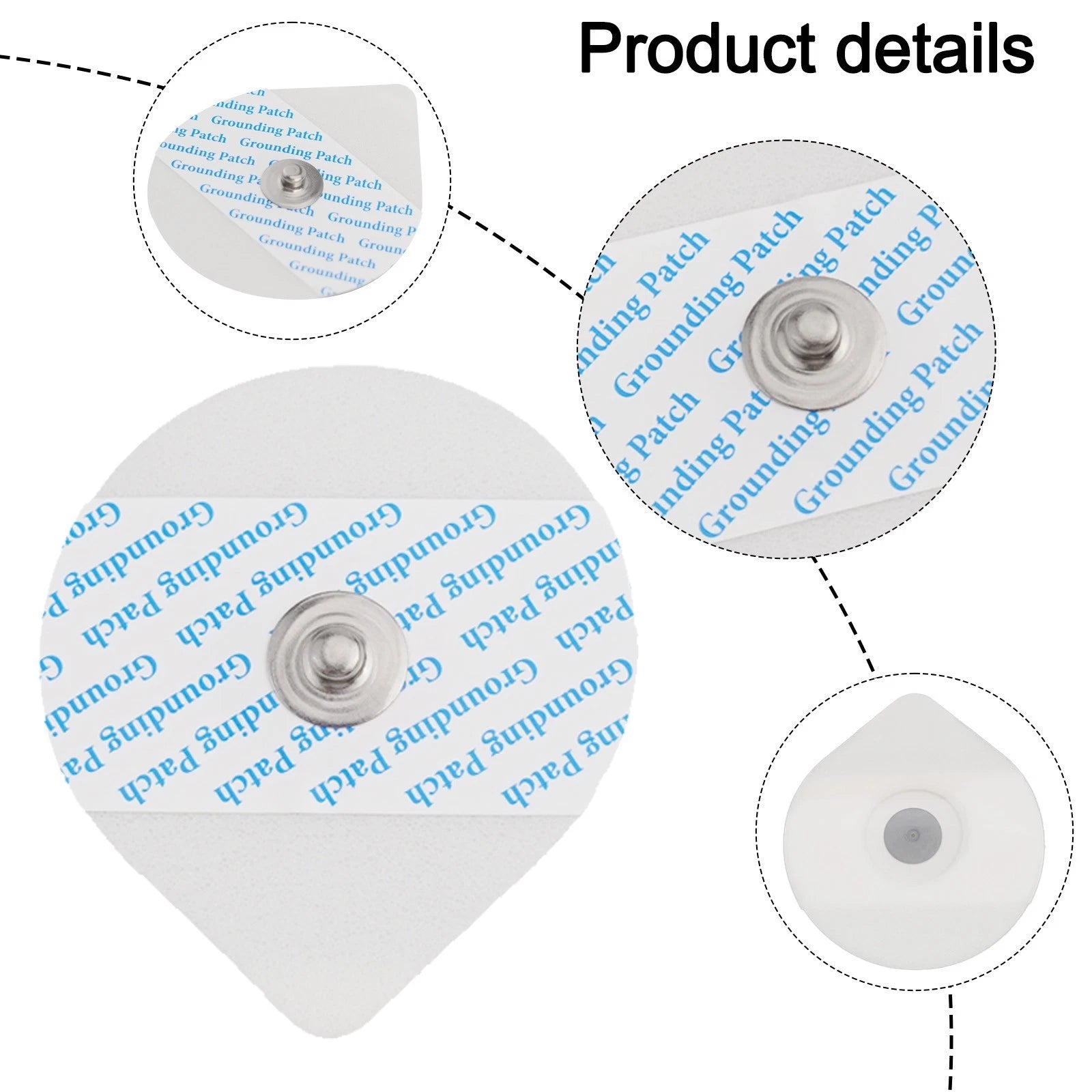 Copper Wire Grounding Patches for Earthing Gel Pads (Reusable)