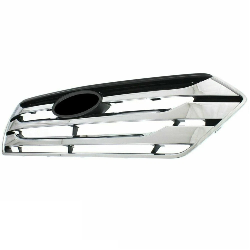 Front Bumper Grille for Hyundai Santa Fe (2013–2016) Chrome Plastic