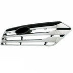 Front Bumper Grille for Hyundai Santa Fe (2013–2016) Chrome Plastic