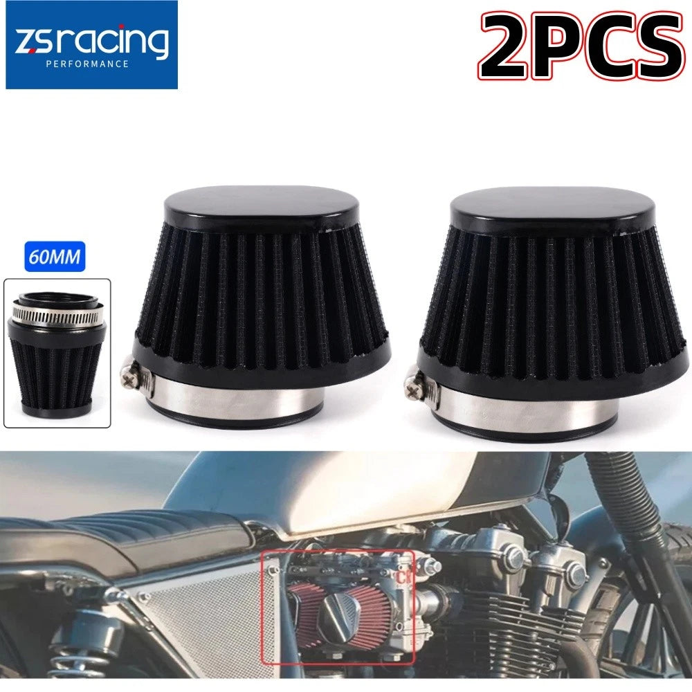 2X Air Filter for Motocross Scooter (60mm)