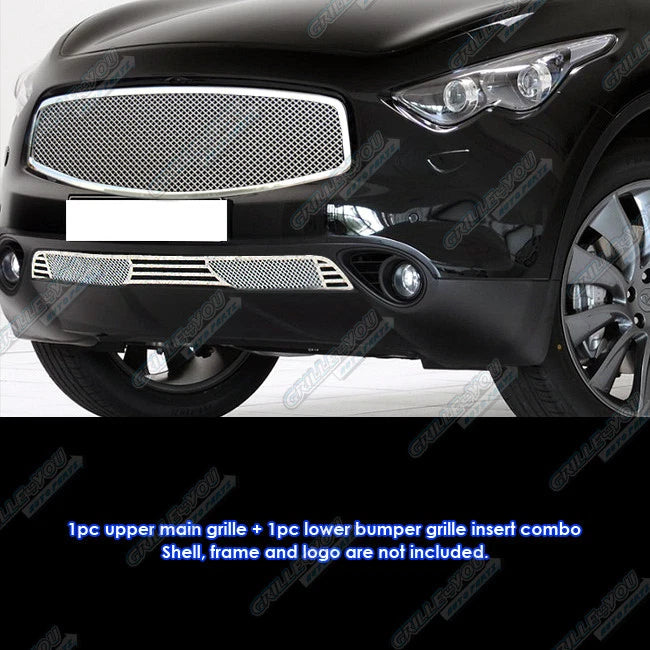 Mesh Grille Combo Insert for Infiniti FX35 FX50 (2009–2010)