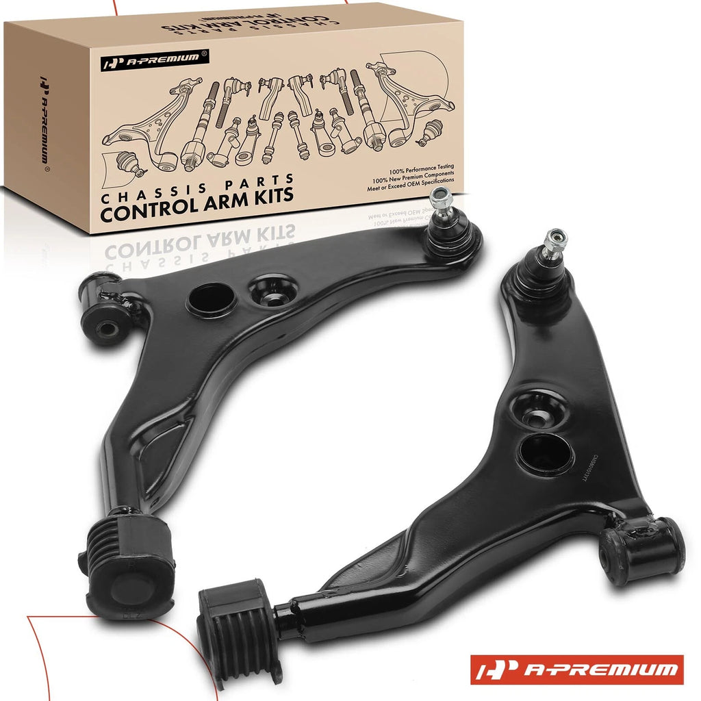 2X Front Lower Control Arm with Ball Joint for Mitsubishi Mirage 