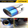 2.5'' Inlet Stainless Steel Exhaust Tip for Universal Cars