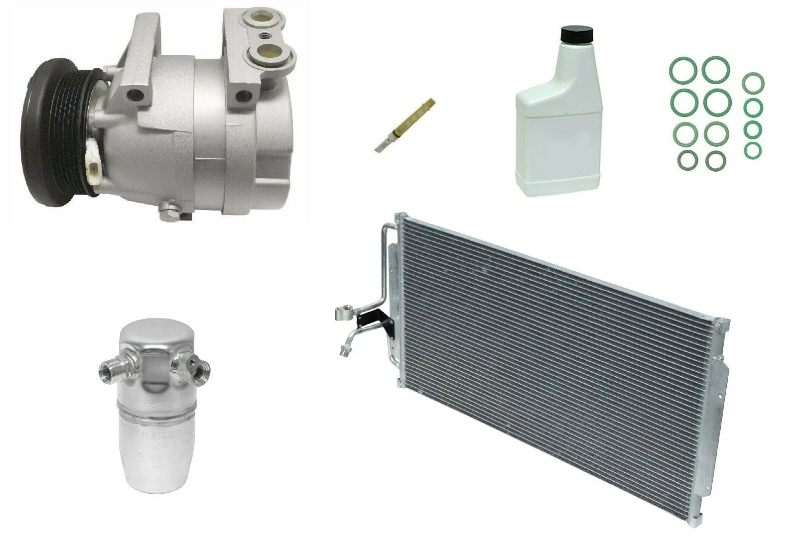 A C Compressor Kit with Condenser for Jeep Grand Cherokee (2005–2010)