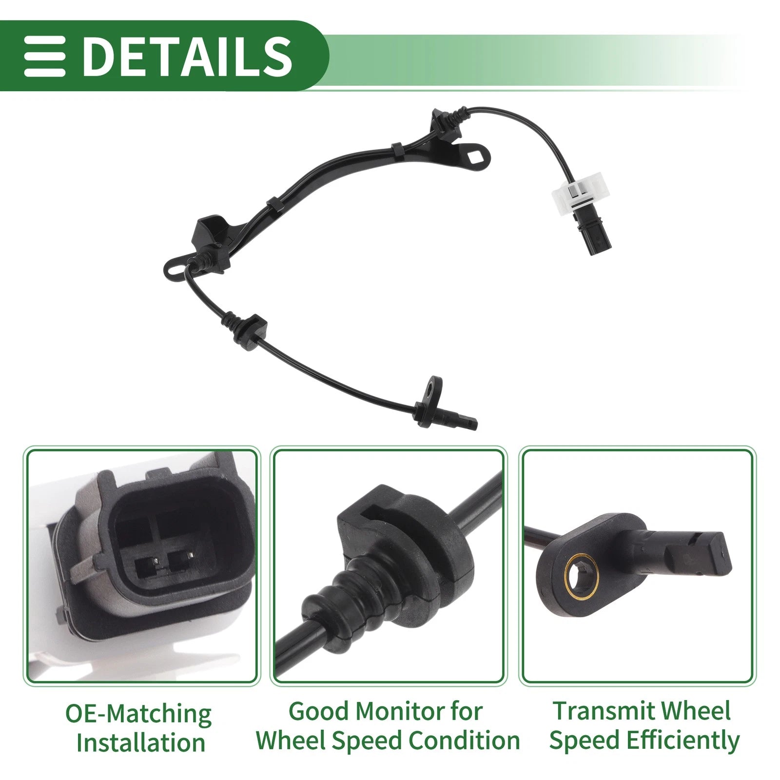 ABS Wheel Speed Sensor No. 57475T4NH01 for Honda Jade FR1 (2013–2016)