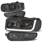 LED DRL Headlight Bumper Lamps for GMC Sierra 1500 Denali (2002–2007)