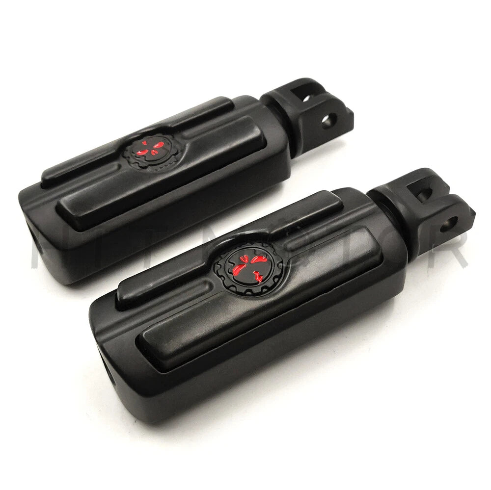Black Gear Skull Footpeg for Harley Breakout FXBR / FXBRS (2018–2019)