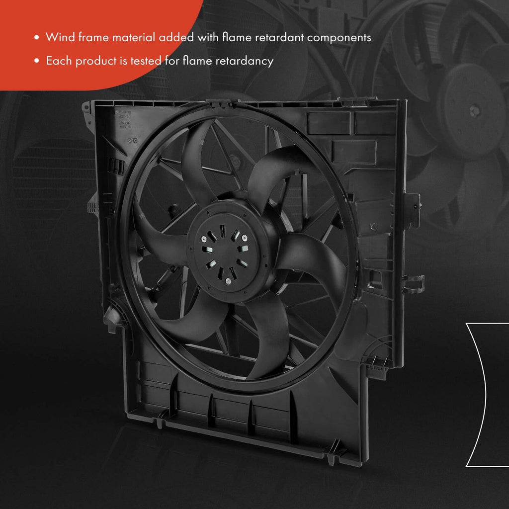 Cooling Fan Assembly with Shroud for BMW X3 X4 (2013–2018)