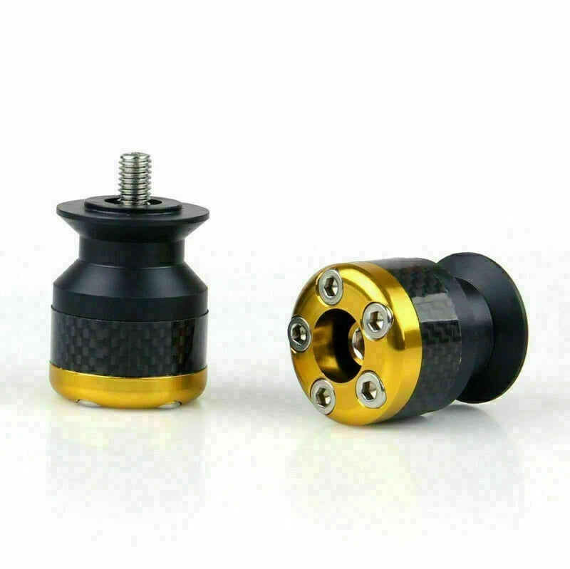 CNC Carbon Fiber 8mm Swingarm Slider Spools for Ducati 1098 1198 (2007–2012)