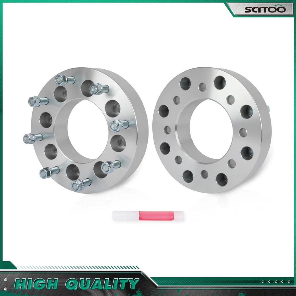 2X 2" Wheel Adapters 8x170 to 8x200 14x1.5 for Ford F250 Super Duty (2003–2022)