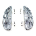 Chrome Leaf Dominator Passenger Floorboard Knob for Harley Touring (1993–2008)
