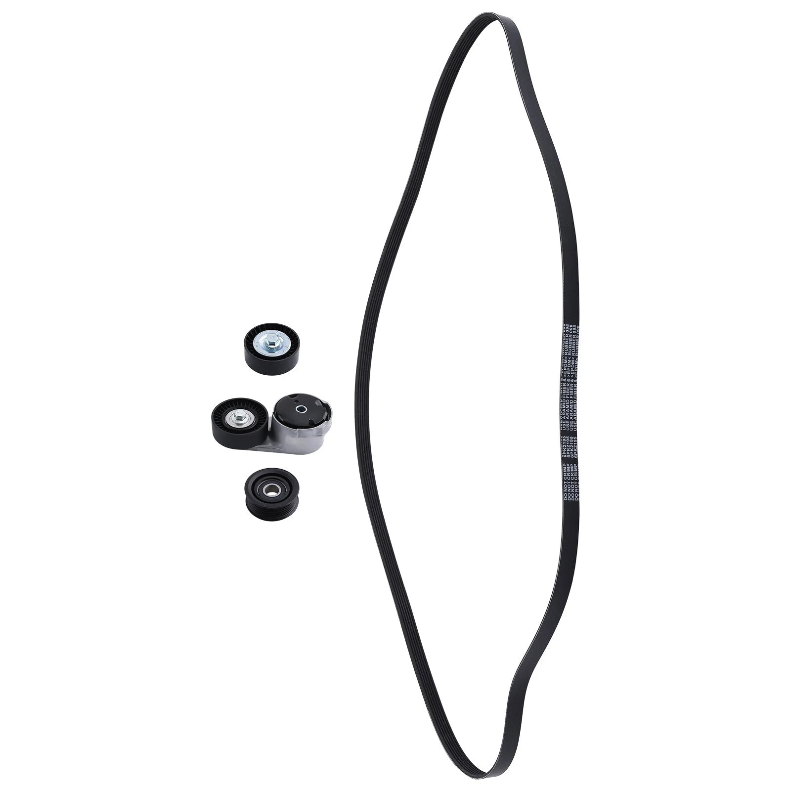 Drive Serpentine Belt Tensioner Idler Pulley Kit for Chrysler Dodge (2005–2010) 4861928AA