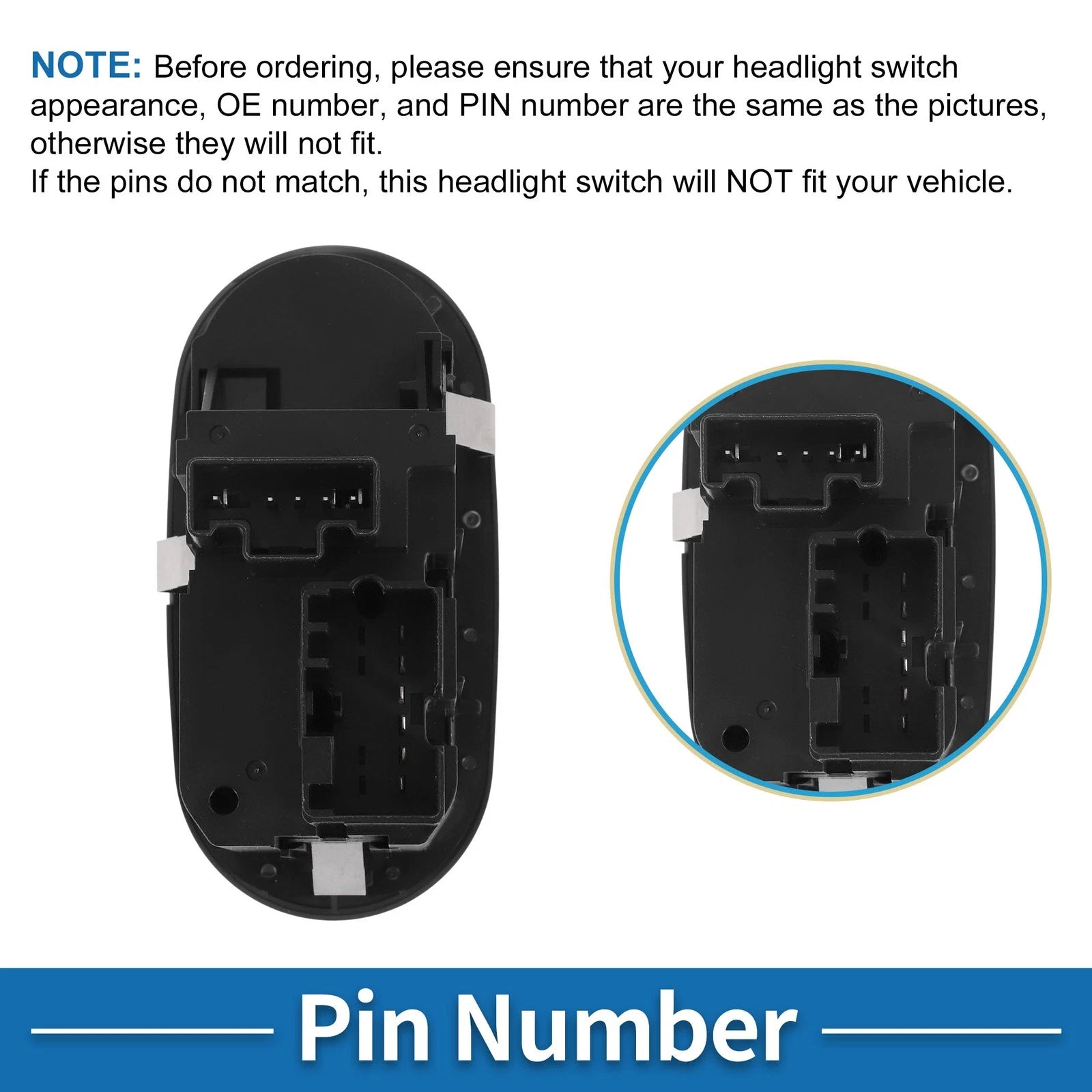 Headlight Switch for Ford Expedition (2003–2006) No.2L1Z11654BAA