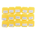 15Pcs ER11 Spring Collet Set for CNC Milling Tool (1/16"-3/4")