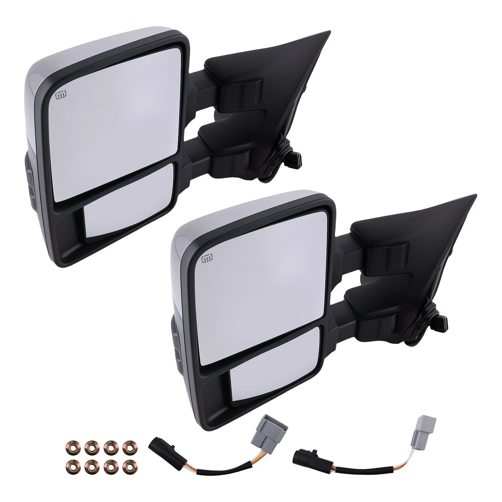 Extendable Side Mirror for Ford F-250/F-350 (1999–2007) FO1321268 Convex