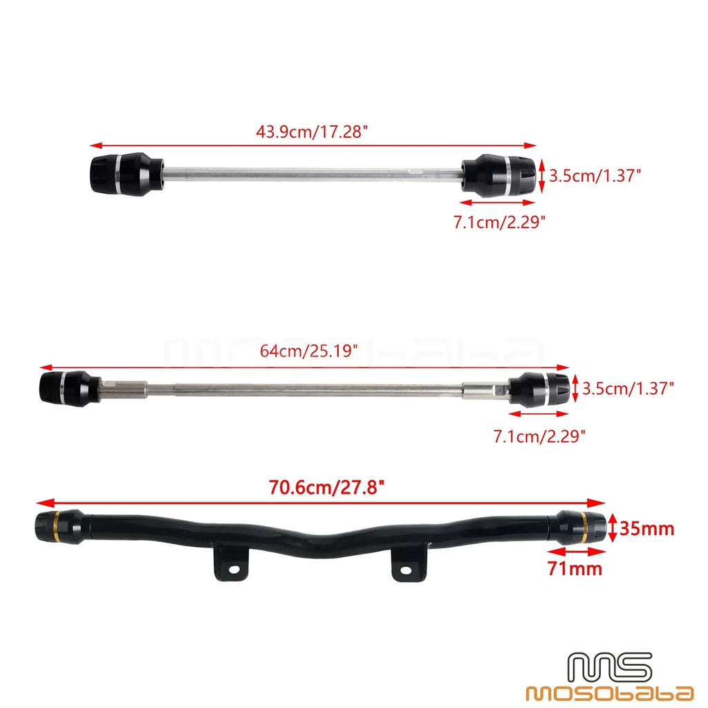 Highway Peg Crash Bar & Axle Slider Set for Harley Sportster S (2021-2024)